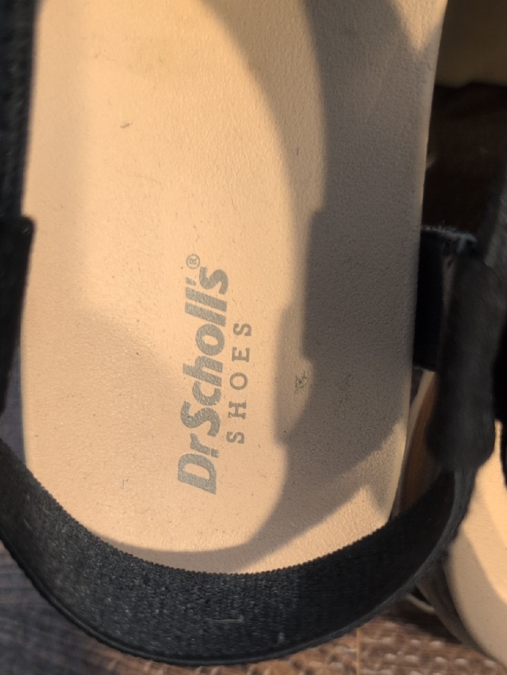 Dr. Scholl's Women's Islander Sandal Size 8 Black Microfiber - Picture 2 of 7